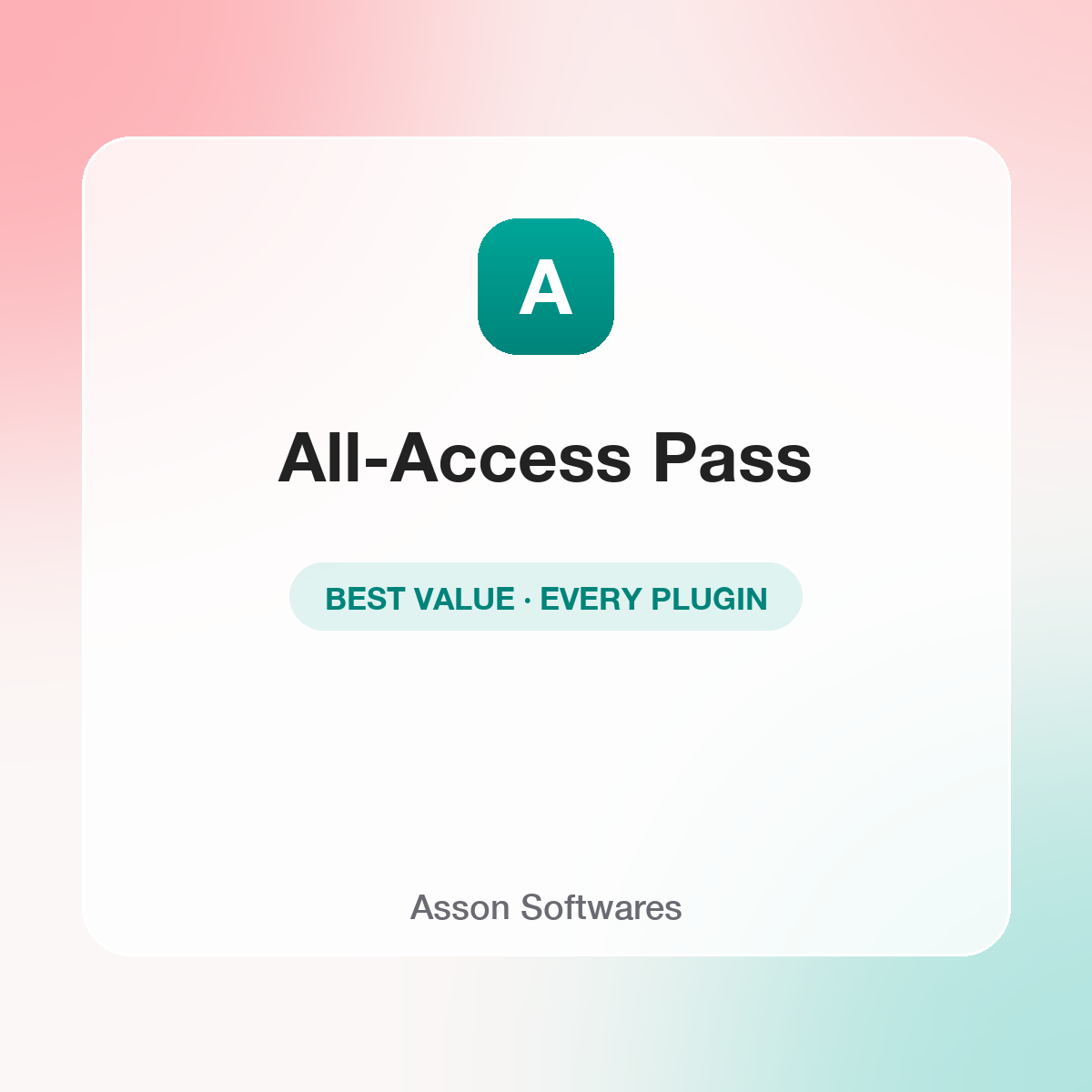 All-Access Pass — Asson Softwares