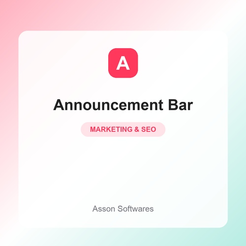 Announcement Bar