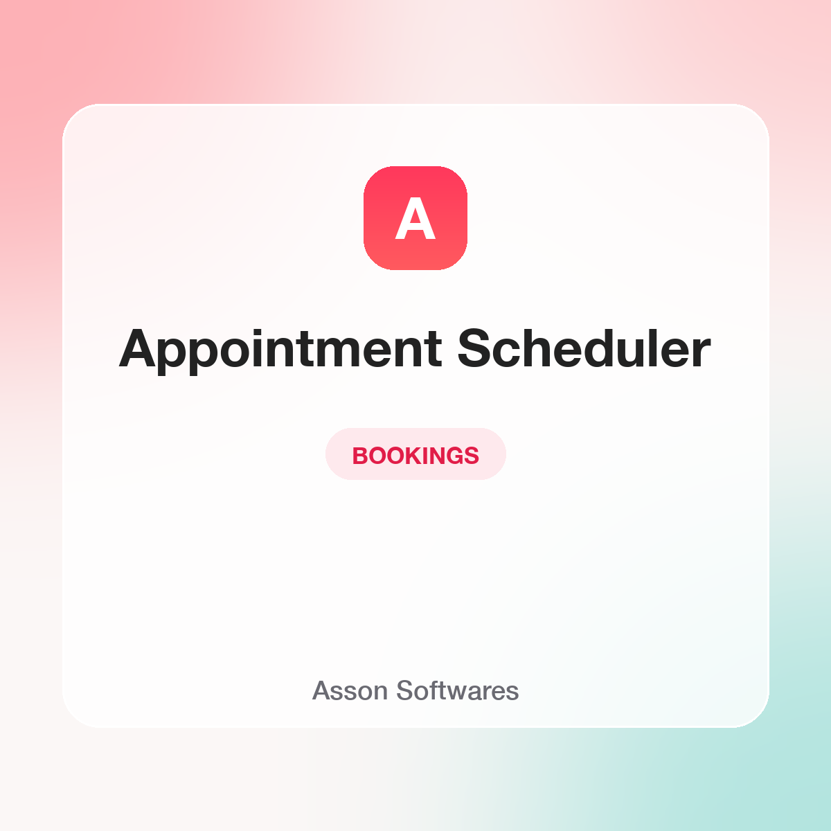 Appointment Scheduler — Asson Softwares