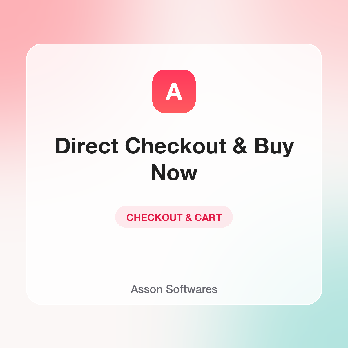Direct Checkout & Buy Now — Asson Softwares