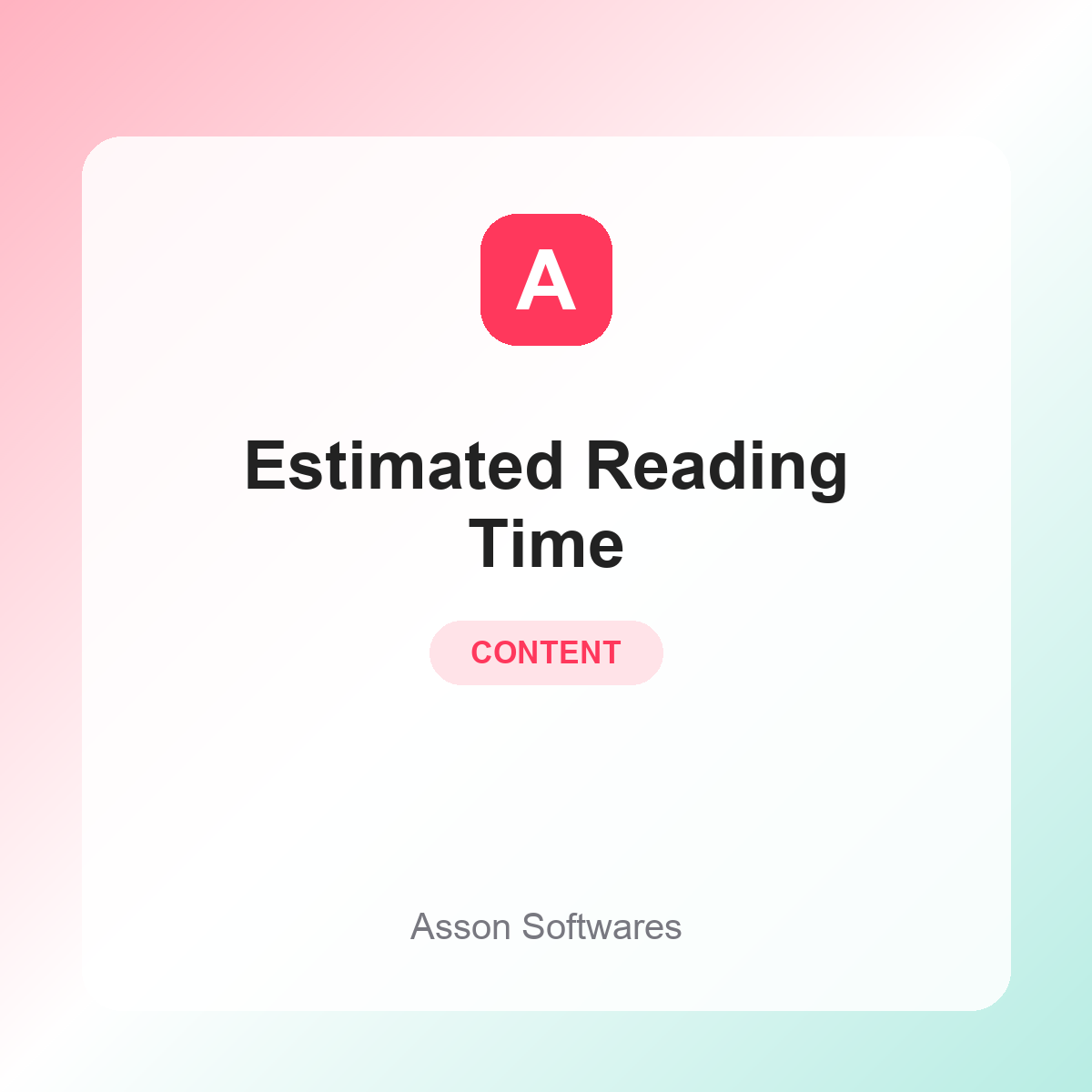 Estimated Reading Time