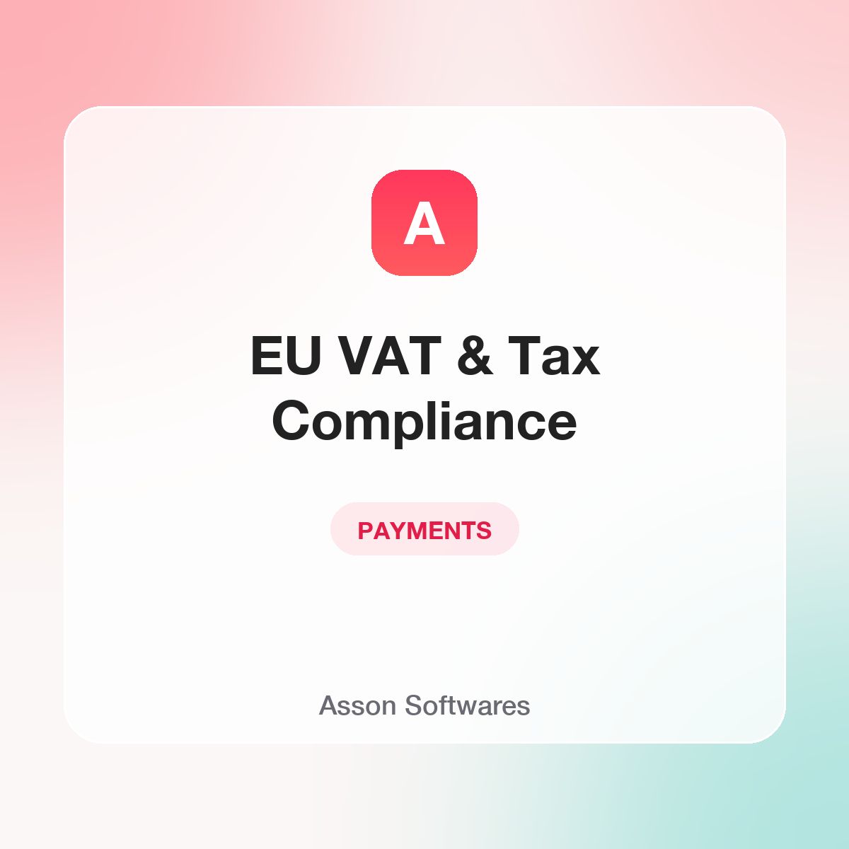 EU VAT & Tax Compliance — Asson Softwares