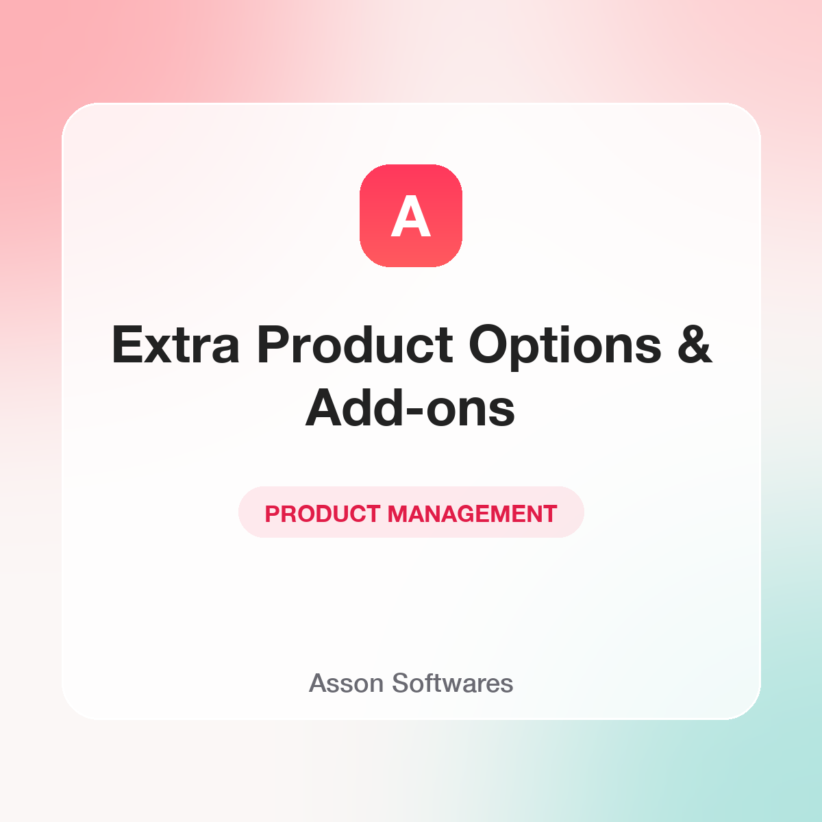 Extra Product Options & Add-ons — Asson Softwares