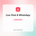 Live Chat & WhatsApp — Asson Softwares