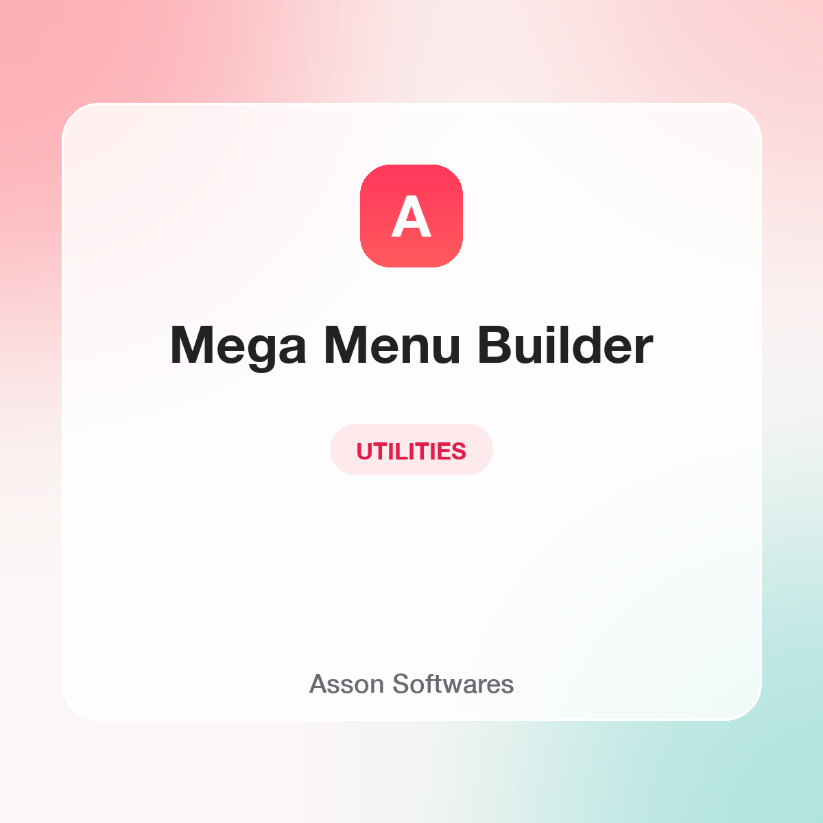 Mega Menu Builder — Asson Softwares