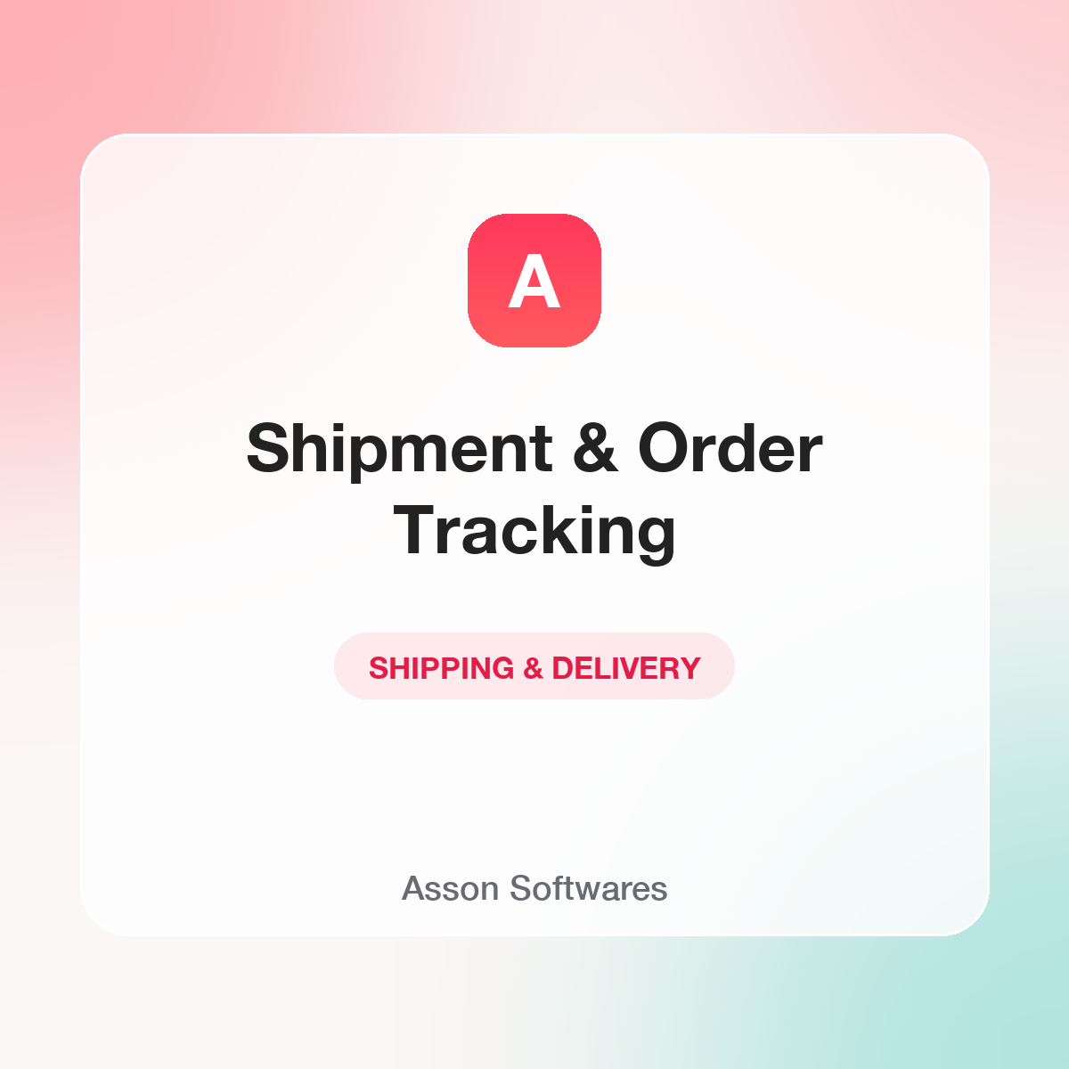 Shipment & Order Tracking — Asson Softwares