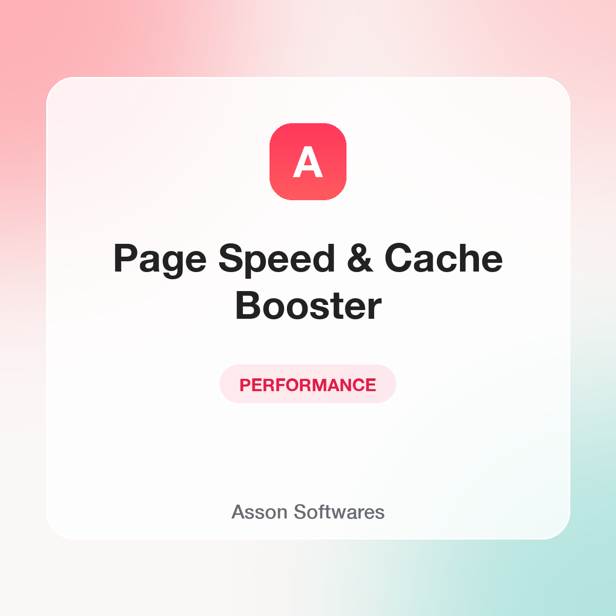 Page Speed & Cache Booster — Asson Softwares