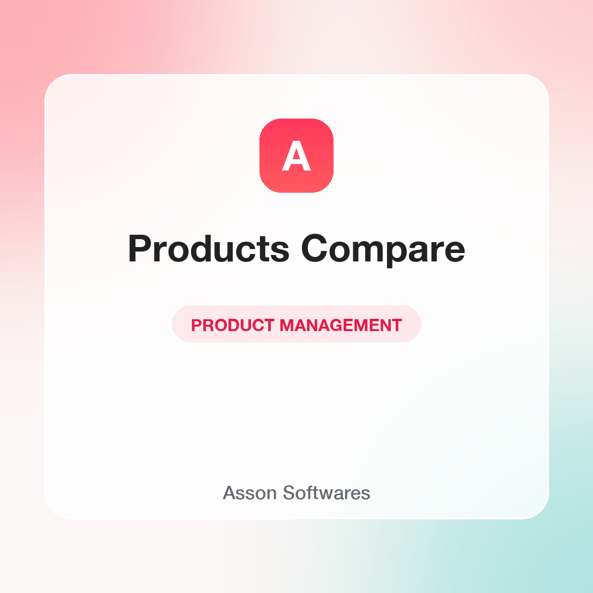 Products Compare — Asson Softwares