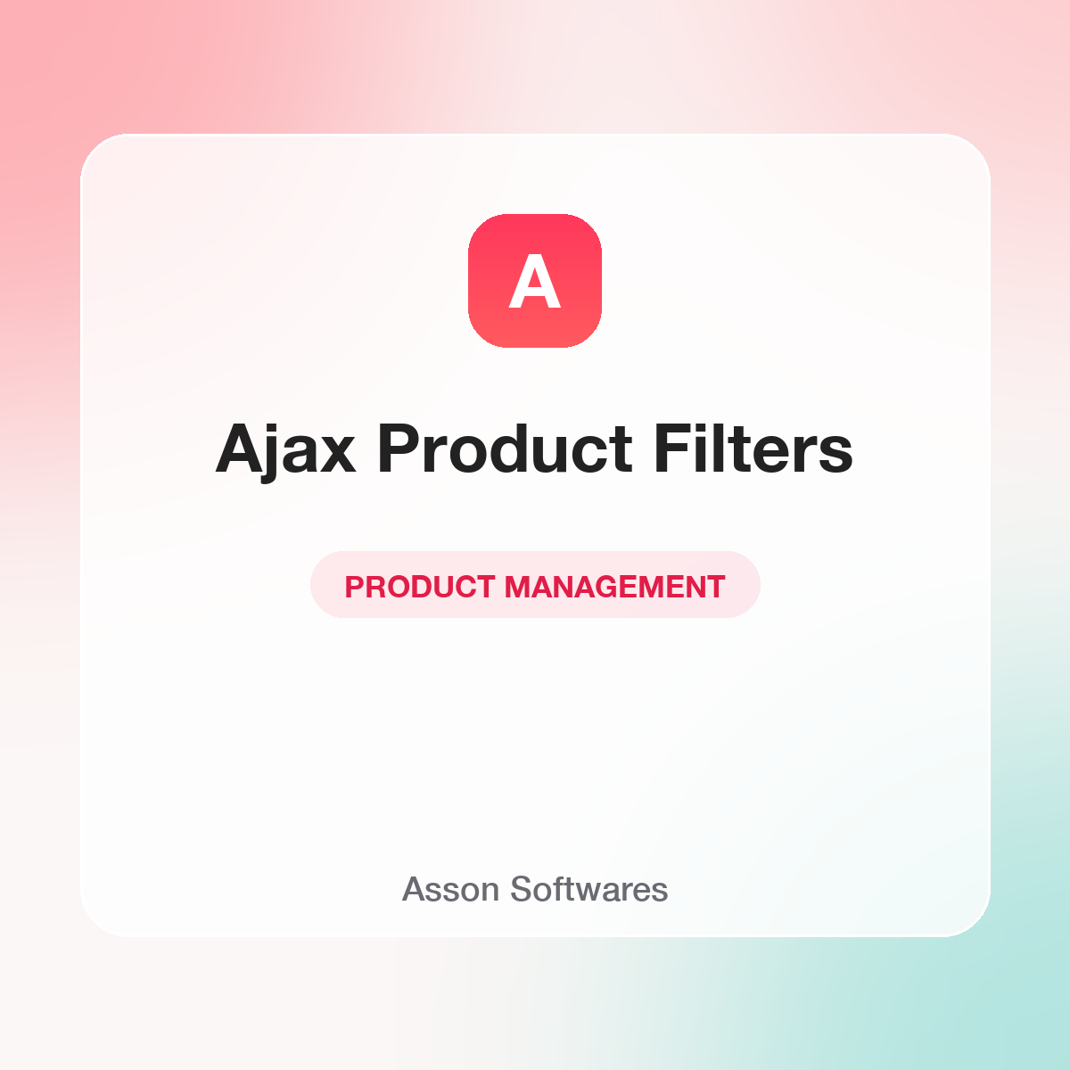 Ajax Product Filters — Asson Softwares