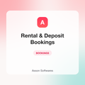 Rental & Deposit Bookings — Asson Softwares