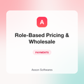 Role-Based Pricing & Wholesale — Asson Softwares