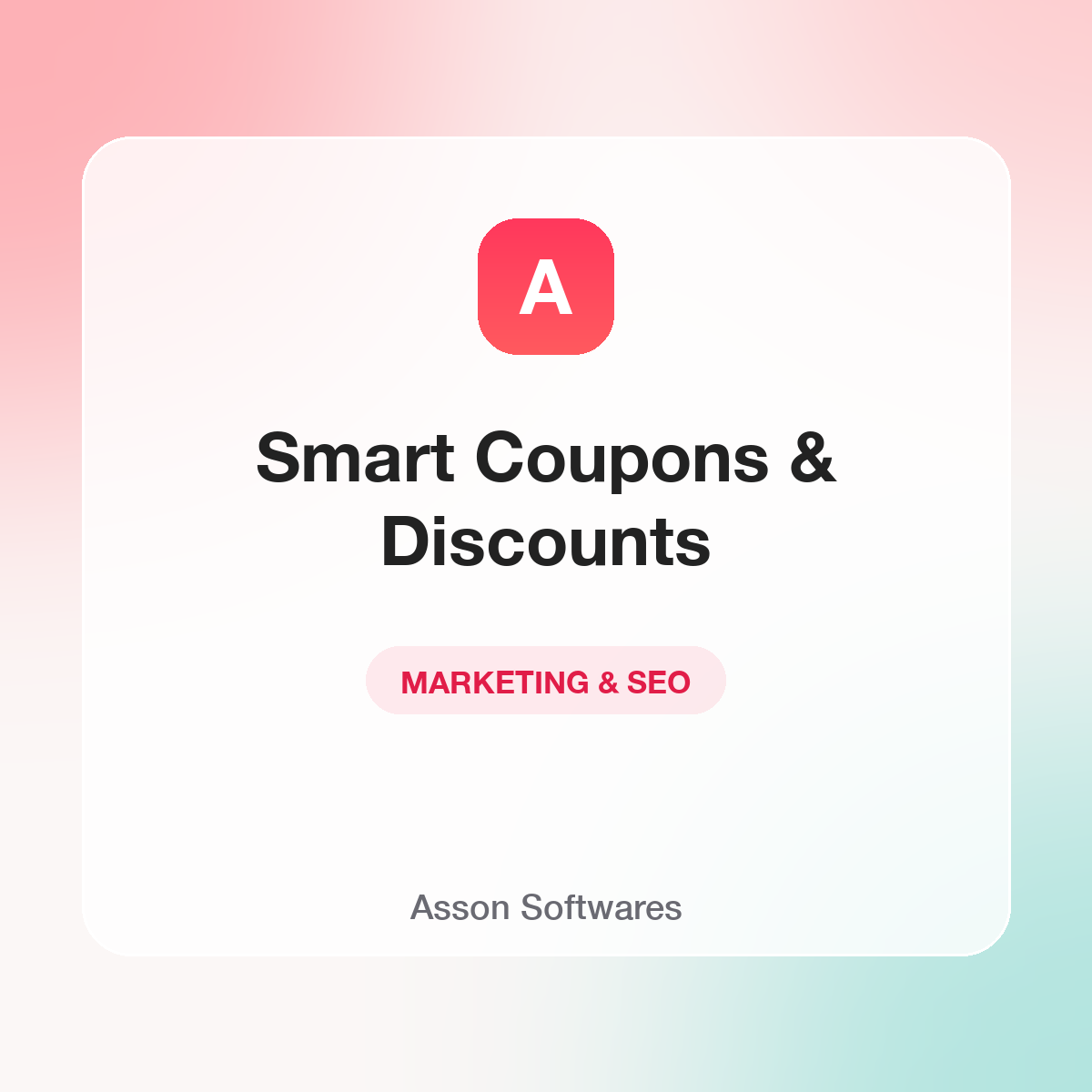 Smart Coupons & Discounts — Asson Softwares