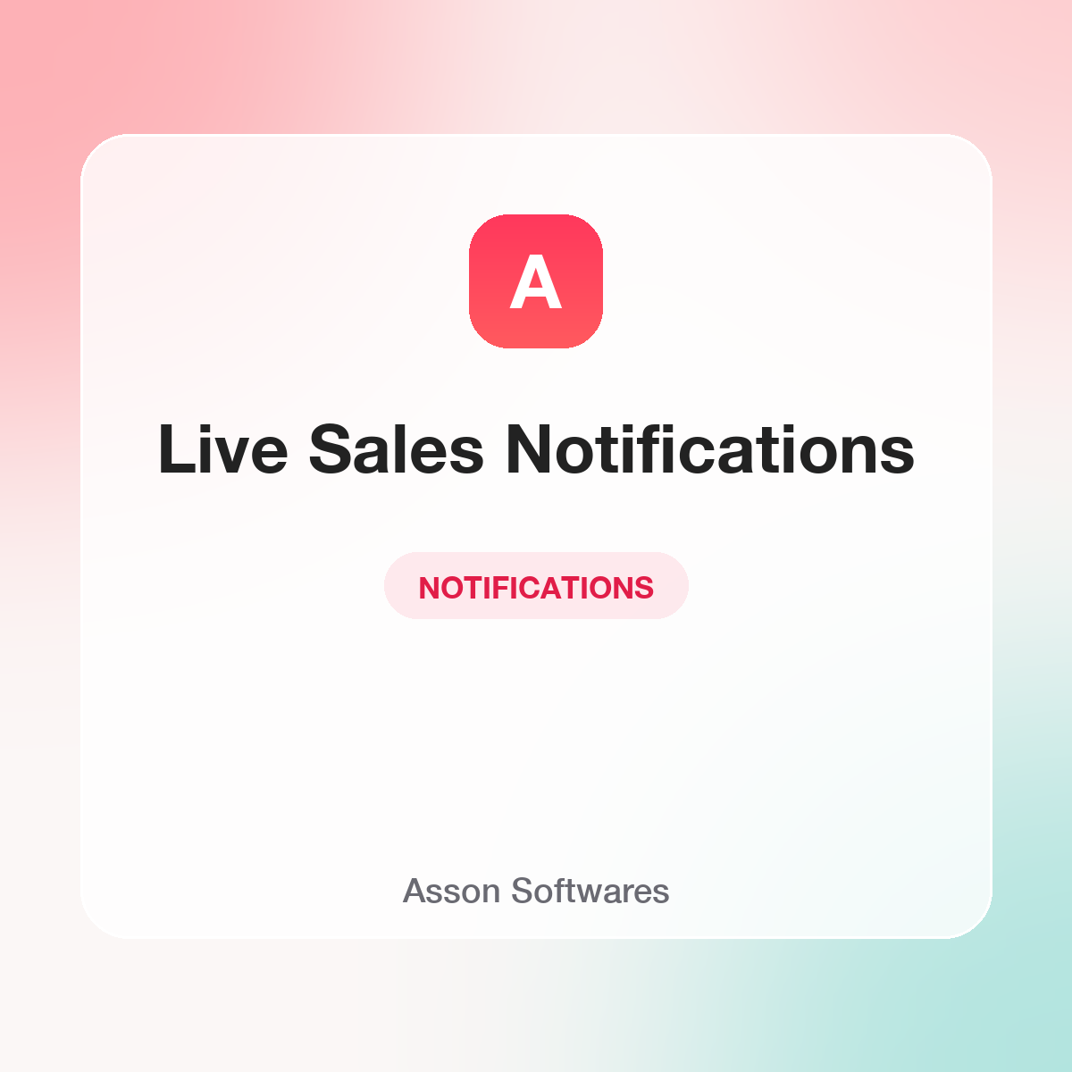 Live Sales Notifications — Asson Softwares